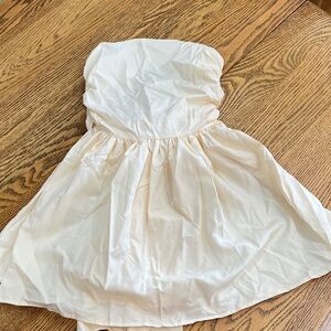 Strapless Cream Dress S